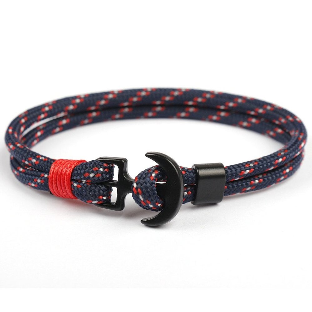 Bracelet Minimalist Anchor Boat Rope Beach Men Women Bohamian Jewelry Charms